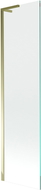 Mexen Next L vanová zástěna 1-křídlová 50 x 150 cm, průhledná, zlatá - 895-050-000-03-00-50