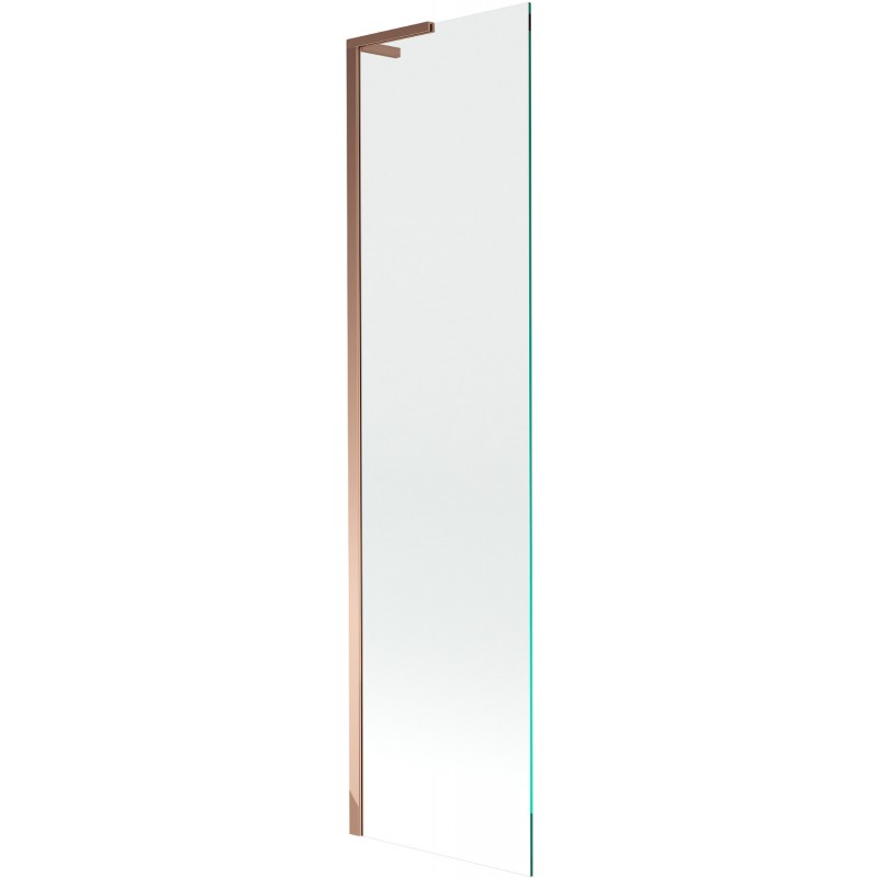 Mexen Next L vanová zástěna 1-křídlová 50 x 150 cm, průhledná, růžové zlato - 895-050-000-03-00-60