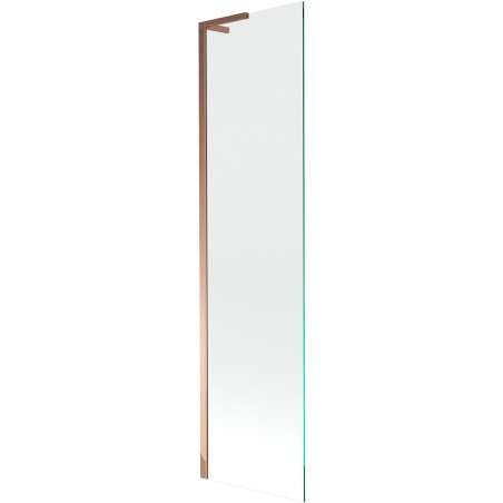 Mexen Next L vanová zástěna 1-křídlová 50 x 150 cm, průhledná, růžové zlato - 895-050-000-03-00-60