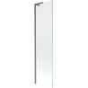 Mexen Next L vanová zástěna 1-dílná 50 x 150 cm, transparentní, kartáčovaná šedá zbraň - 895-050-000-03-00-66