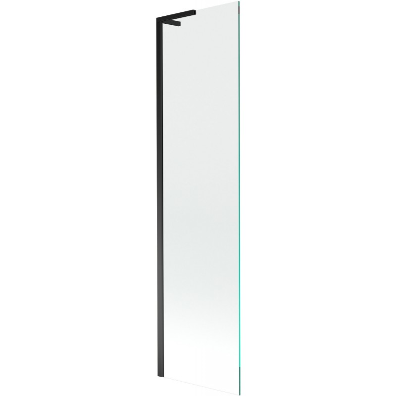 Mexen Next L vanová zástěna 1-křídlová 50 x 150 cm, transparentní, černá - 895-050-000-03-00-70