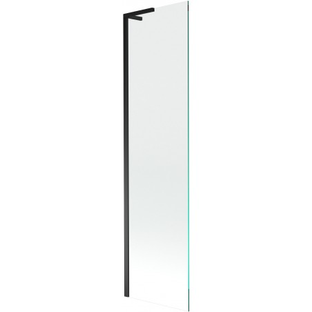 Mexen Next L vanová zástěna 1-křídlová 50 x 150 cm, transparentní, černá - 895-050-000-03-00-70