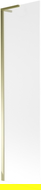 Mexen Next L vanová zástěna 1-křídlová 50 x 150 cm, matná, zlatá - 895-050-000-03-30-50