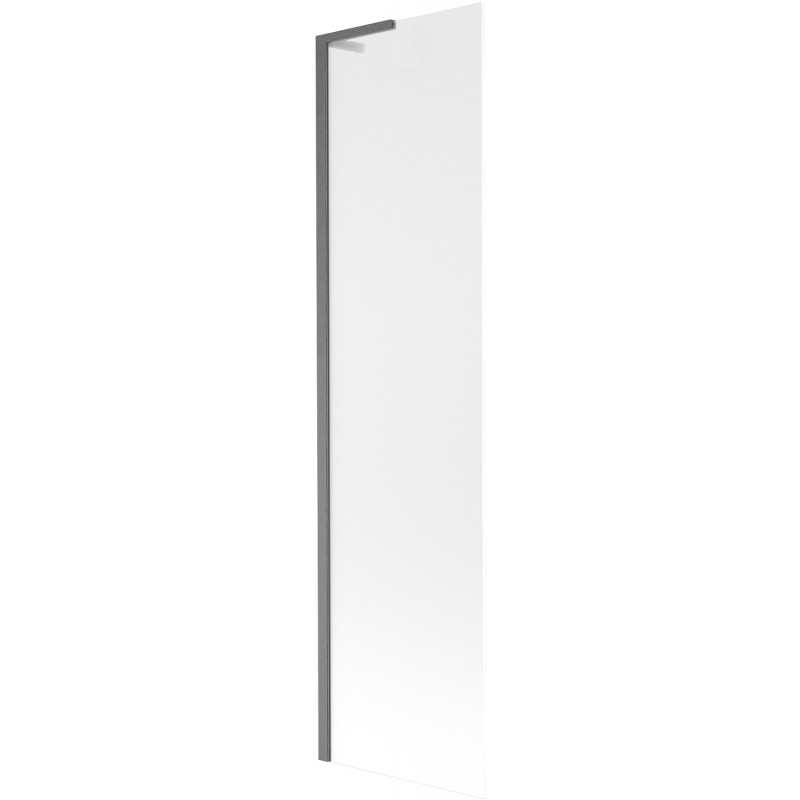 Mexen Next L vanová zástěna 1-křídlová 50 x 150 cm, matný, kartáčovaný gun gray - 895-050-000-03-30-66