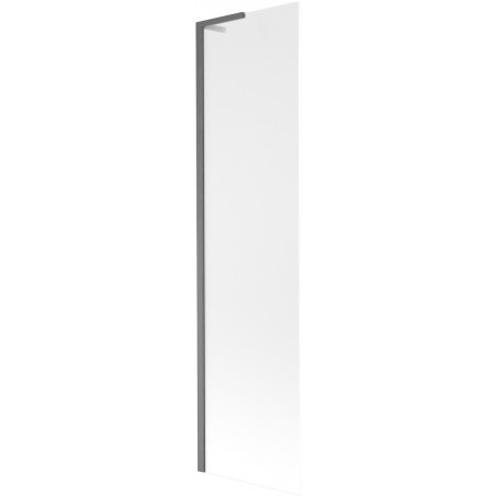 Mexen Next L vanová zástěna 1-křídlová 50 x 150 cm, matný, kartáčovaný gun gray - 895-050-000-03-30-66