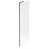 Mexen Next L vanová zástěna 1-křídlová 50 x 150 cm, matný, kartáčovaný gun gray - 895-050-000-03-30-66