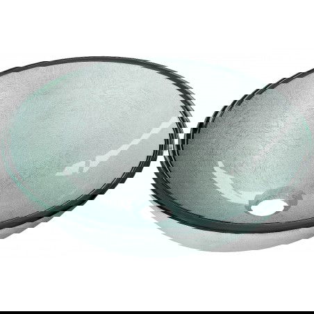 Mexen Mira skleněné umyvadlo na desku 42 x 42 cm, stříbrné - 24124211