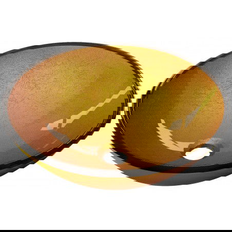 Mexen Mira skleněné umyvadlo na desku 42 x 42 cm, zlaté - 24124250