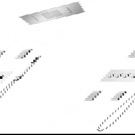 Mexen Soler podomítková sprchová sada, chrom - 7601-04-00