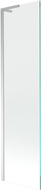 Mexen Next L vana paraván 1-křídlový 50 x 150 cm, transparentní, chrom - 895-050-000-03-00-01