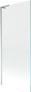 Mexen Next L vanová přepážka 1-křídlová 80 x 150 cm, průhledná, chrom - 895-080-000-03-00-01