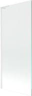 Mexen Next L vanová zástěna 1-křídlová 80 x 150 cm, transparentní, bílá - 895-080-000-03-00-20