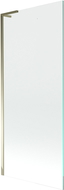 Mexen Next L vanová zástěna 1-dílná 80 x 150 cm, transparentní, zlatá - 895-080-000-03-00-50