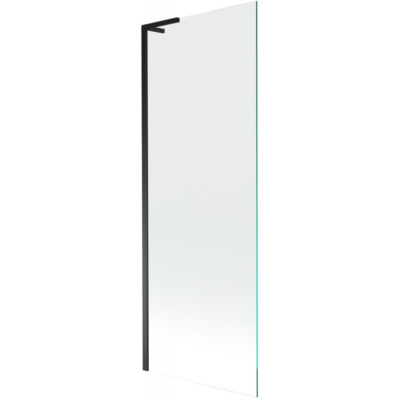 Mexen Next L vanová zástěna 1-křídlová 70 x 150 cm, transparentní, černá - 895-070-000-03-00-70