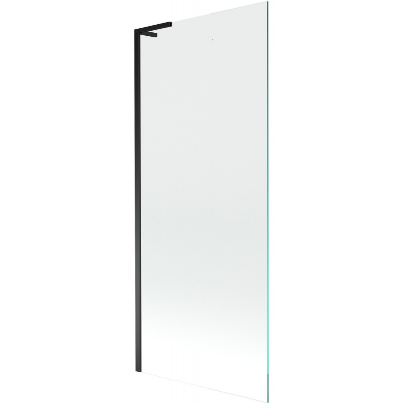 Mexen Next L vanová zástěna jednokřídlá 80 x 150 cm, transparentní, černá - 895-080-000-03-00-70