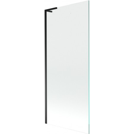 Mexen Next L vanová zástěna jednokřídlá 80 x 150 cm, transparentní, černá - 895-080-000-03-00-70