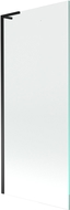 Mexen Next L vanová zástěna jednokřídlá 80 x 150 cm, transparentní, černá - 895-080-000-03-00-70
