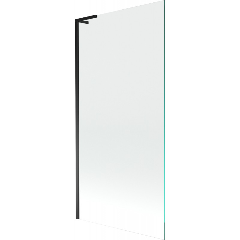 Mexen Next L vanová zástěna 1křídlová 90 x 150 cm, transparentní, černá - 895-090-000-03-00-70