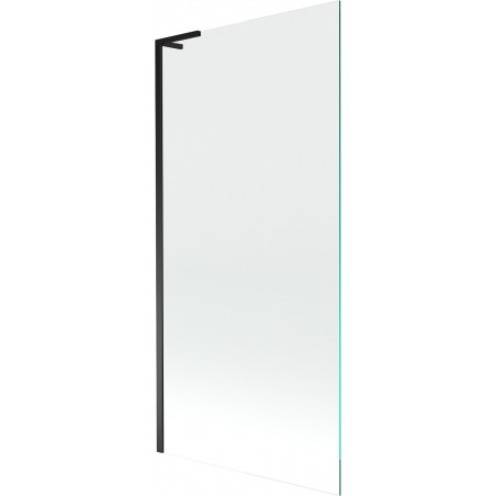 Mexen Next L vanová zástěna 1křídlová 90 x 150 cm, transparentní, černá - 895-090-000-03-00-70