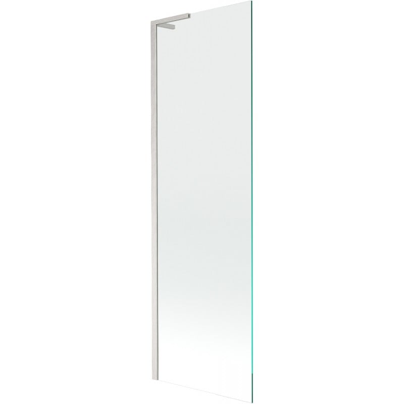 Mexen Next L vanová zástěna jednokřídlá 60 x 150 cm, transparentní, kartáčovaný nikl - 895-060-000-03-00-97