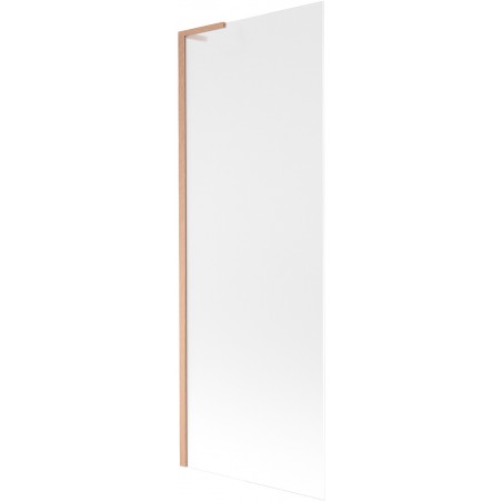 Mexen Next L vanová zástěna s 1 křídlem 70 x 150 cm, matná, kartáčovaná měď - 895-070-000-03-30-65