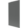 Mexen Next L vanová zástěna 1-křídlová 100 x 150 cm, grafitová, bílá - 895-100-000-03-40-20