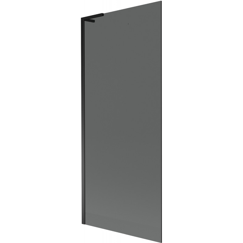 Mexen Next L vanová zástěna 1-dílná 80 x 150 cm, grafitová, černá - 895-080-000-03-40-70