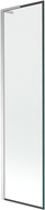 Mexen Next L sprchová zástěna na vanu 1-křídlová 50 x 150 cm, černý rám, chrom - 895-050-000-03-70-01