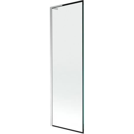 Mexen Next L vanová zástěna 1-křídlová 60 x 150 cm, černý rám, chrom - 895-060-000-03-70-01