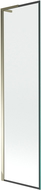 Mexen Next L vanová zástěna 1křídlová 50 x 150 cm, černý rám, zlatý - 895-050-000-03-70-50
