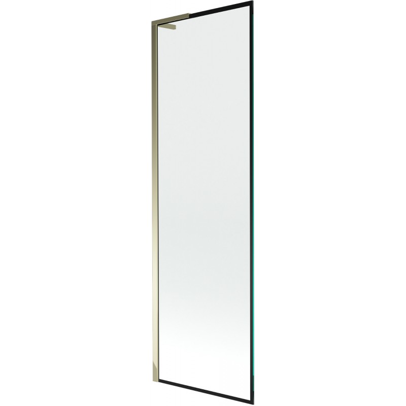 Mexen Next L vanová stěna 1křídlová 60 x 150 cm, černý rám, zlatý - 895-060-000-03-70-50