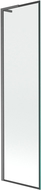 Mexen Next L vanová zástěna 1křídlová 50 x 150 cm, černý rám, gun gray kartáčovaný - 895-050-000-03-70-66