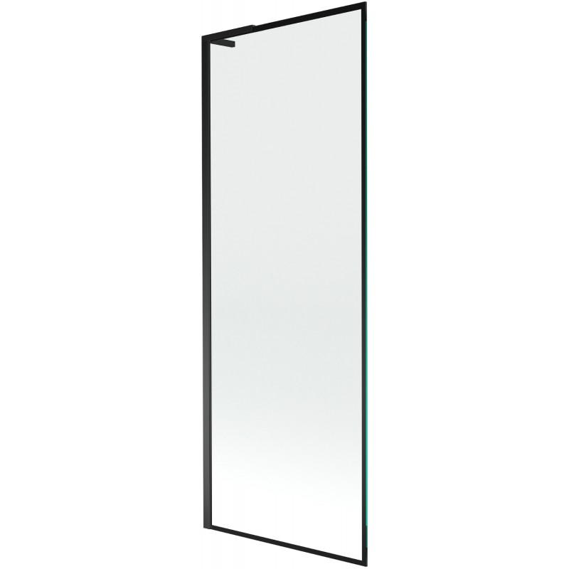 Mexen Next L vanová zástěna 1-křídlová 70 x 150 cm, černý rámeček, černý - 895-070-000-03-70-70