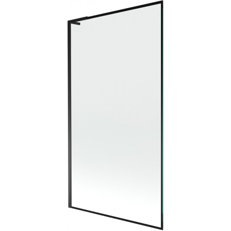 Mexen Next L vanová zástěna 1-křídlová 100 x 150 cm, černý rámeč, černá - 895-100-000-03-70-70