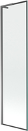 Mexen Next L vanová zástěna 1-křídlová 50 x 150 cm, černý rám, gun metal - 895-050-000-03-70-95