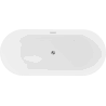 Mexen Flavia volně stojící vana 160 x 75 cm, bílá, přepad chrom - 54031608000-01