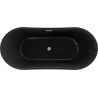 Mexen Montana volně stojící vana 170 x 80 cm, černá, chromový přepad - 52011708070-01