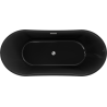 Mexen Montana volně stojící vana 170 x 80 cm, černá, přepad chrom - 52011708070-01