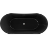 Mexen Montana volně stojící vana 170 x 80 cm, černá, přepad nikl kartáčovaný - 52011708070-97