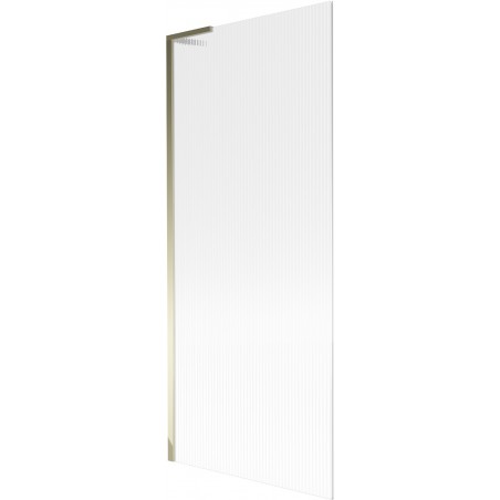 Mexen Next L vana paraván 1-křídlový 80 x 150 cm, proužky, zlatý - 895-080-000-03-09-50