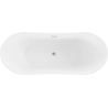Mexen Celia samostatně stojící vana 170 x 75 cm, bílá, přepad chrom - 52331707500-01
