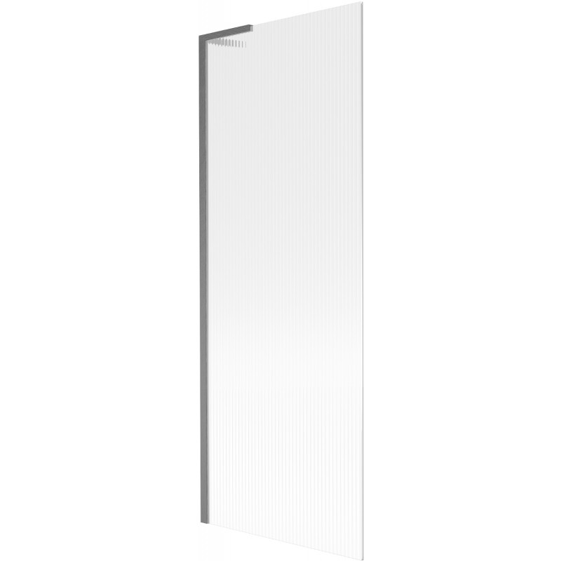 Mexen Next L vanová zástěna jednokřídlá 70 x 150 cm, pruhovaná, kartáčovaná v barvě gun gray - 895-070-000-03-09-66