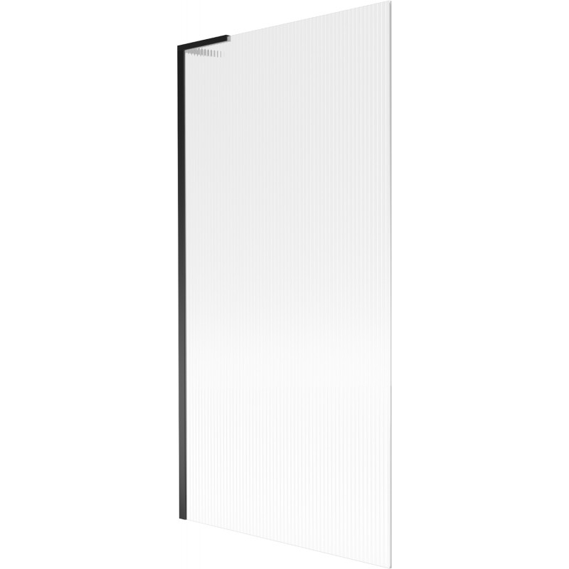 Mexen Next L vanová zástěna 1-křídlová 90 x 150 cm, pruhy, černá - 895-090-000-03-09-70