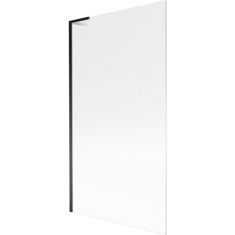 Mexen Next L vanová zástěna 1-křídlová 100 x 150 cm, pruhy, černá - 895-100-000-03-09-70