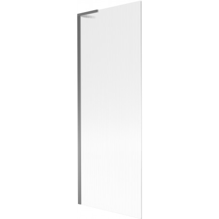 Mexen Next L vanová zástěna jednodílná 70 x 150 cm, pruhy, gun metal - 895-070-000-03-09-95