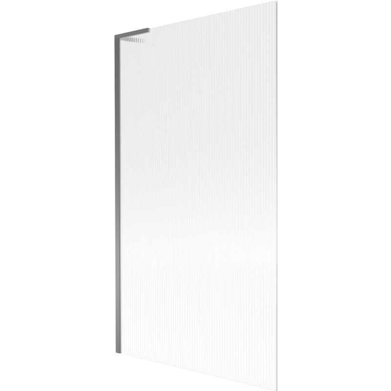 Mexen Next L vanová zástěna 1-dveřová 100 x 150 cm, pruhy, gun metal - 895-100-000-03-09-95