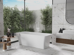 Mexen Tonia volně stojící vana 170 x 75 cm, bílá, bílý přepad - 52171707500-20