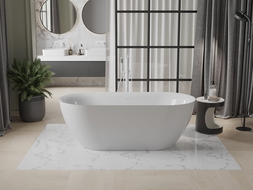 Mexen Roxy volně stojící vana 170 x 80 cm, bílá, bílý přepad - 51201708000-20