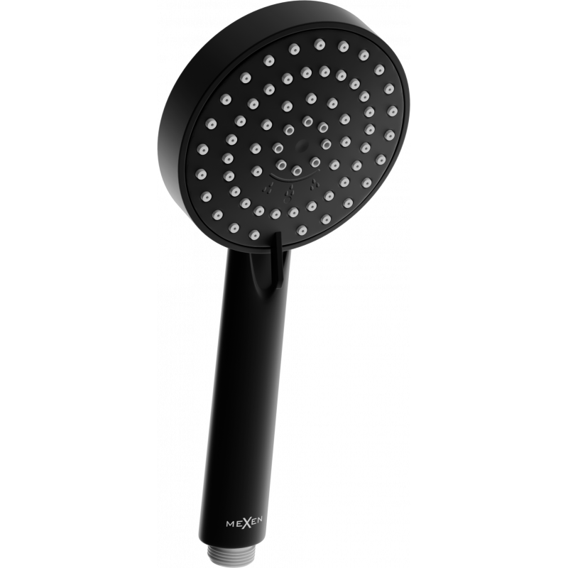 Mexen R-75 ruční sprcha 3-funkční, černá - 79575-70