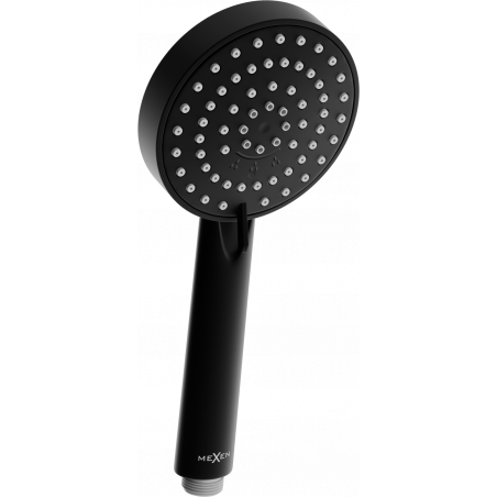 Mexen R-75 ruční sprcha 3-funkční, černá - 79575-70